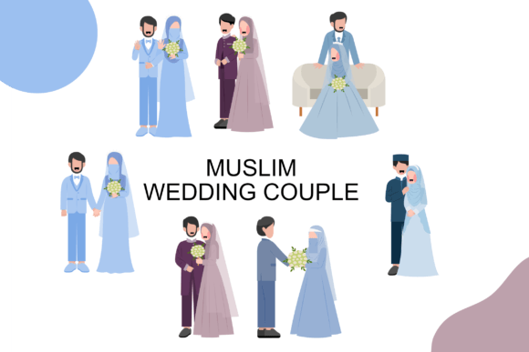 Designing with Heart: The Muslim Wedding Couple Asset
