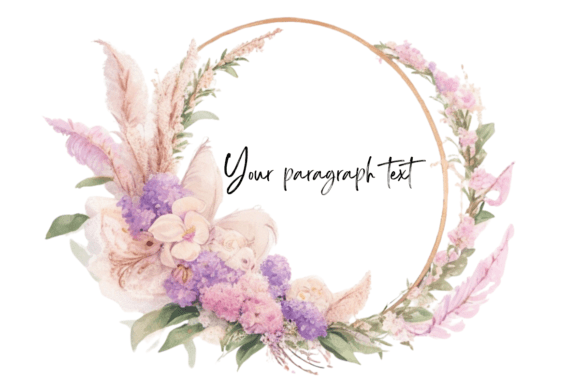 Enchanting Wildflower Wedding Invitation Template: A Designer's Delight