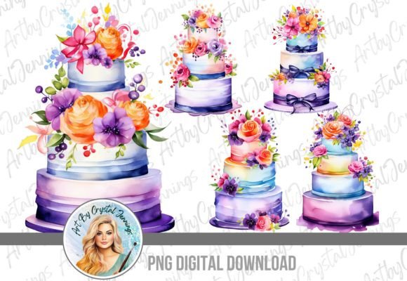 Stunning Cake Graphics for Vibrant Creative Projects
