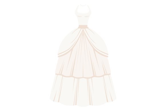 The Elegance of a Wedding Dress Icon in Modern Design