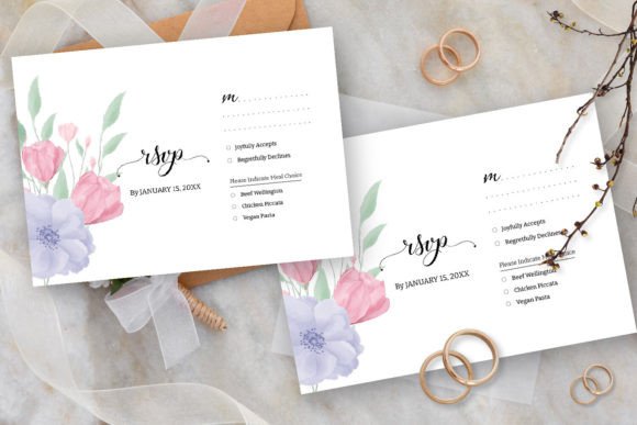Timeless Beauty: Watercolor Dusty Rose & Greenery Wedding Suite