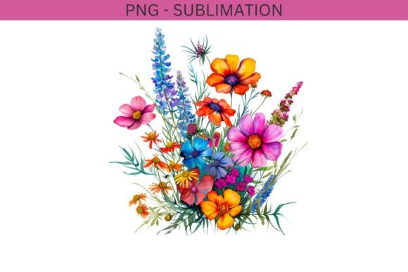 Wedding Bouquet Wild Flower: A Digital Asset for Organic Design