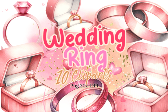 Wedding Ring Watercolor Valentine's Day: A Touch of Artistic Love